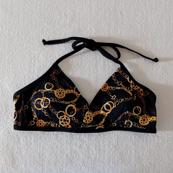 VENUS All Day Golden Links Bikini Top, size 12. - Picture 2 of 9
